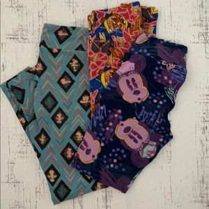 Lularoe Disney leggings bundle